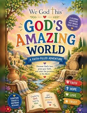 God's Amazing World coloring book cover