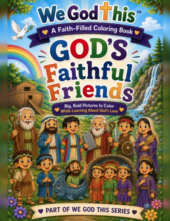 God's Faithful Friends coloring book cover